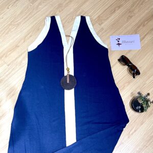 Vestido Yumi - Azul Marinho